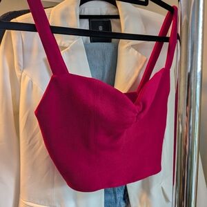ZARA Red Crop Top Size Small